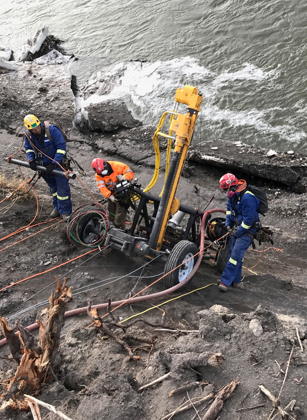 Drill Buggy Pneumatic Hoist