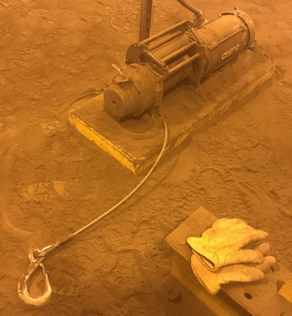 Chaff Loadout Winch System