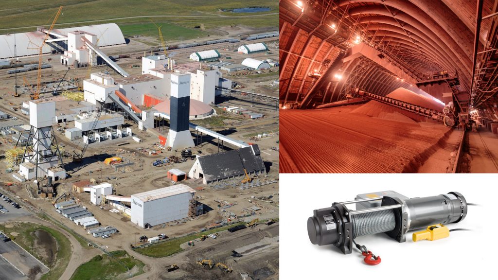 Columbia Potash Chute Hoist