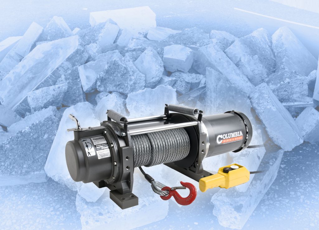  Columbia WF575-2A17-L-02 AC Electric Cart Pulling Winch