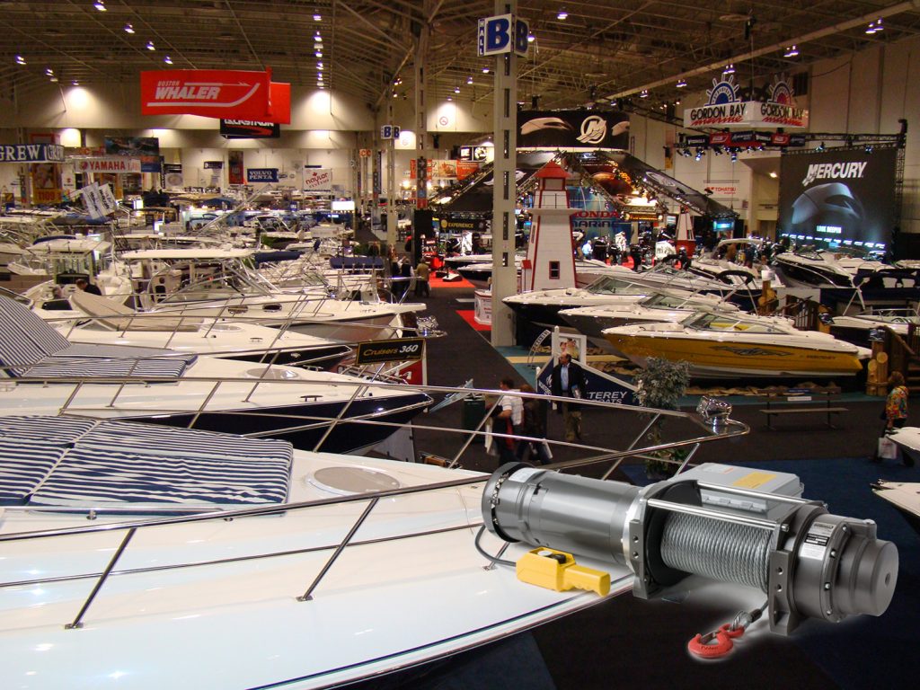 Dual Columbia HG5600-2A17-L-02 AC Electric Trade Show Display Hoist