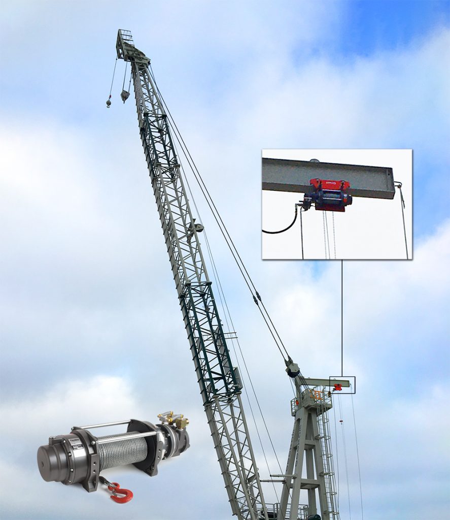 Columbia HG5000-P-02 Pneumatic Crane Maintenance Hoist