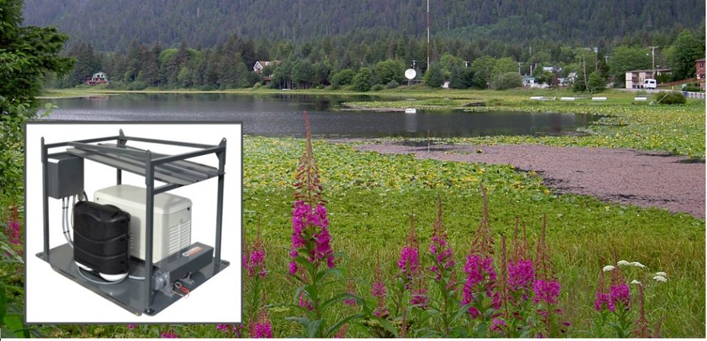 Self-Contained Winch System and Swan Lake in Sitka, Alaska