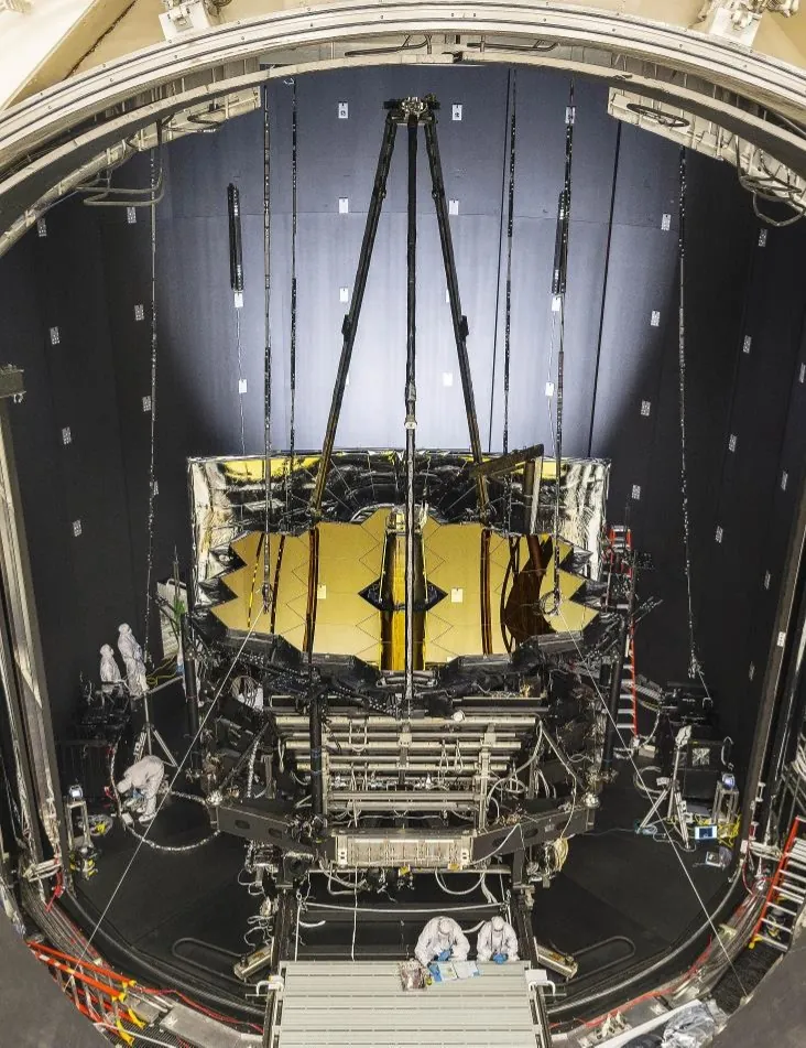 Variable Speed Hoists Suspend James Webb Space Telescope