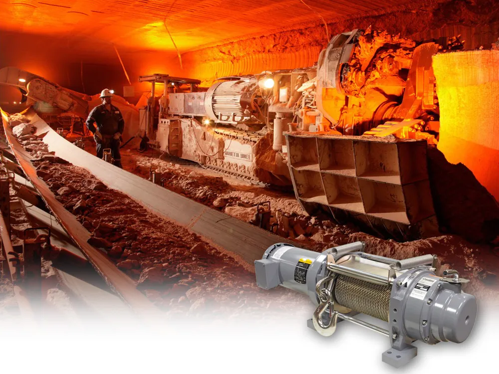 Columbia WG9000-1A17-L-02 Conveyor Belt Tensioning Winch System